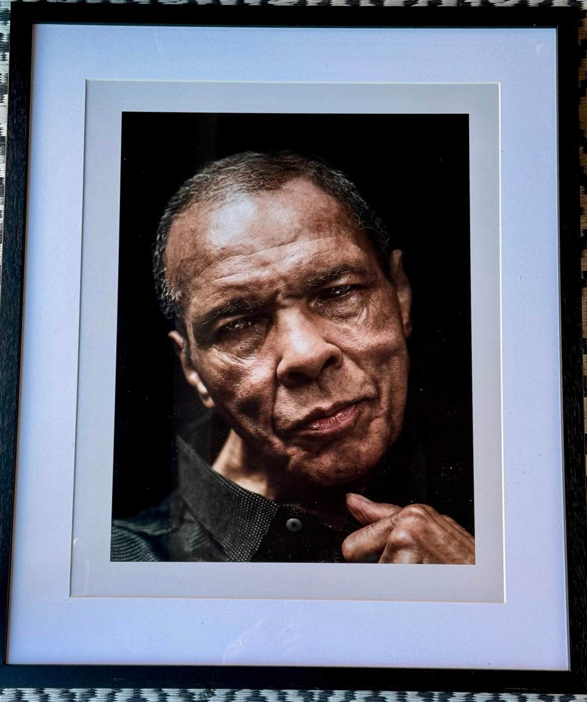 Mohammed Ali Framed Portrait by Xenon Texira