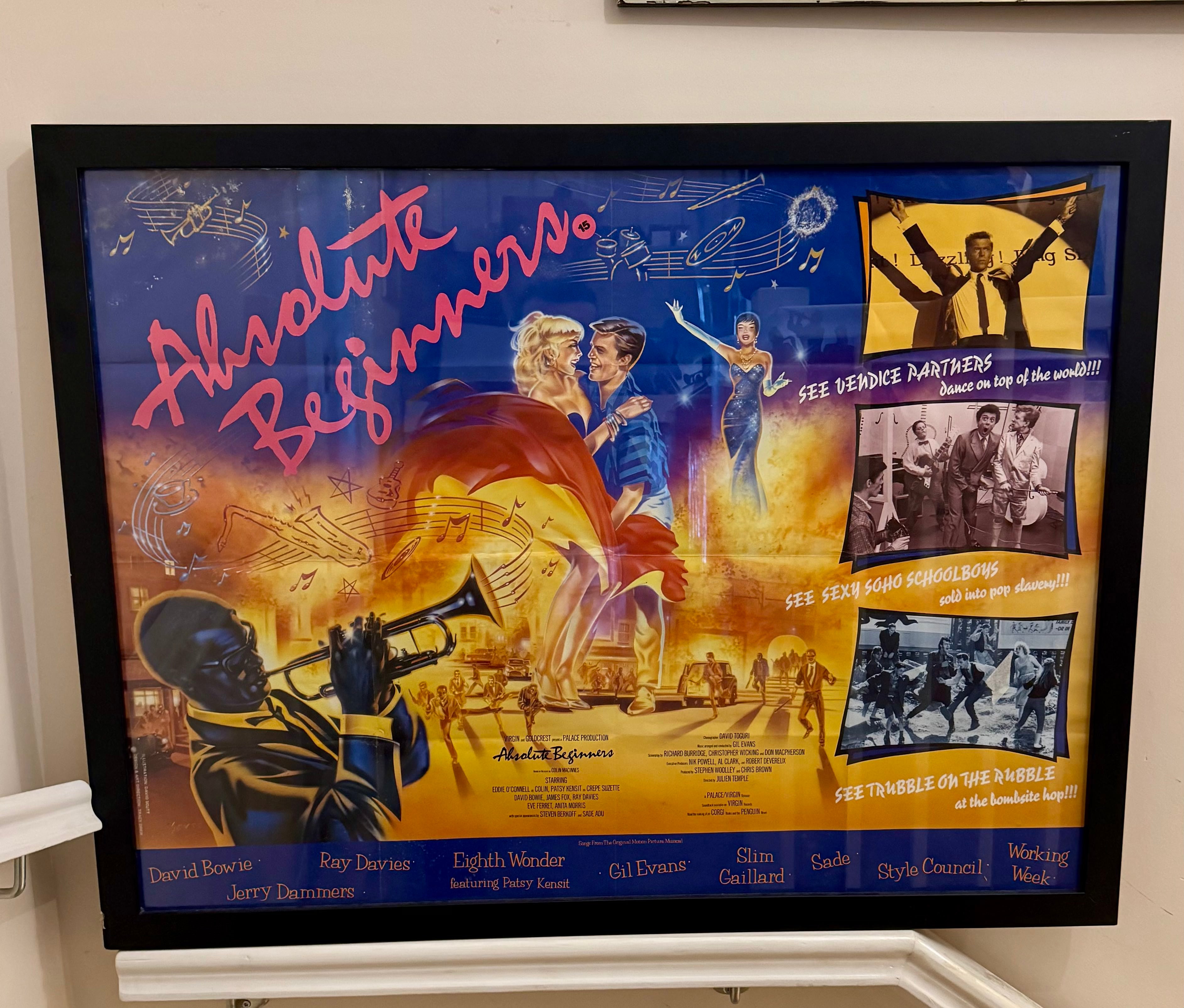 Framed Absolute Beginners Original Poster