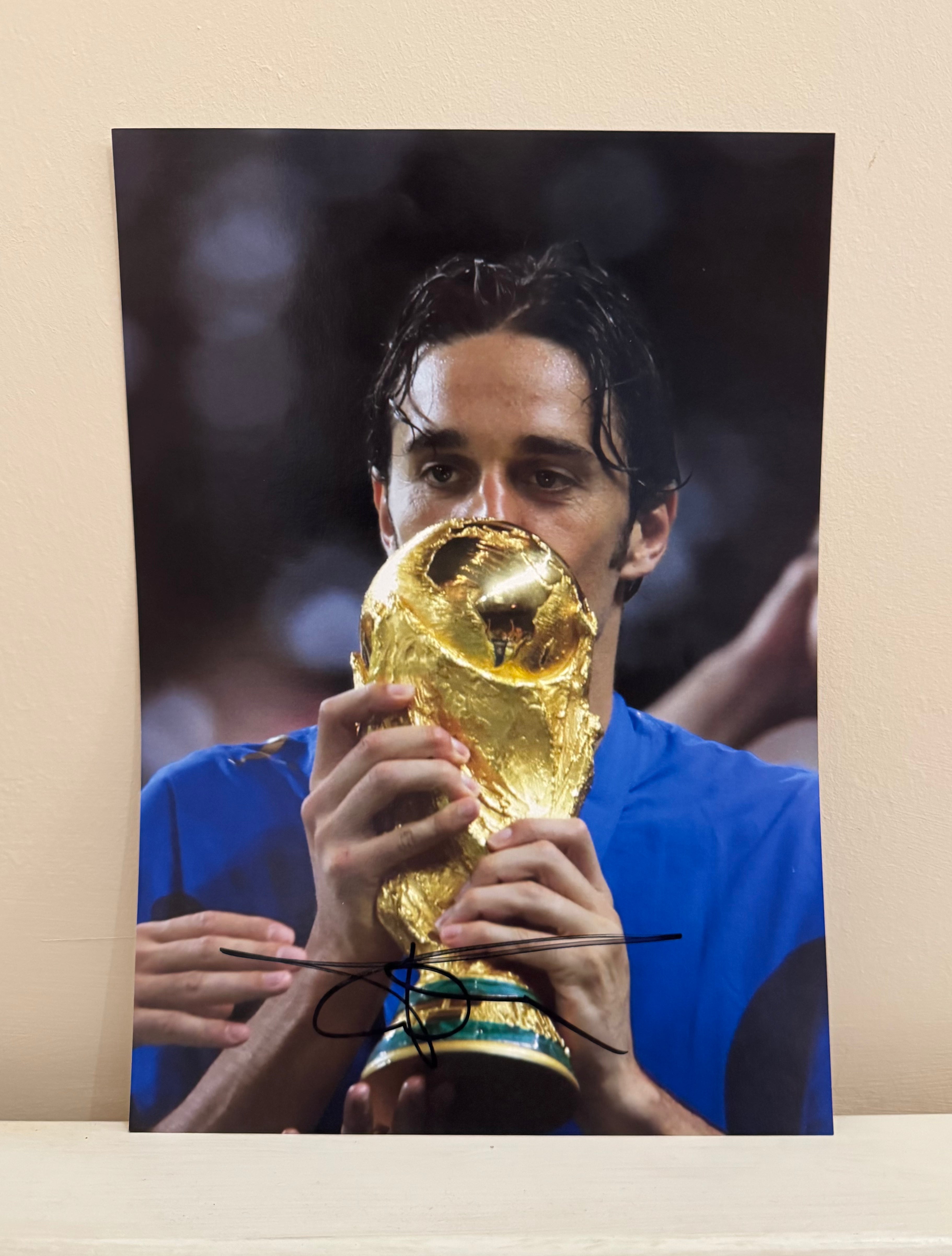 Signed Luca Toni Italy Photo