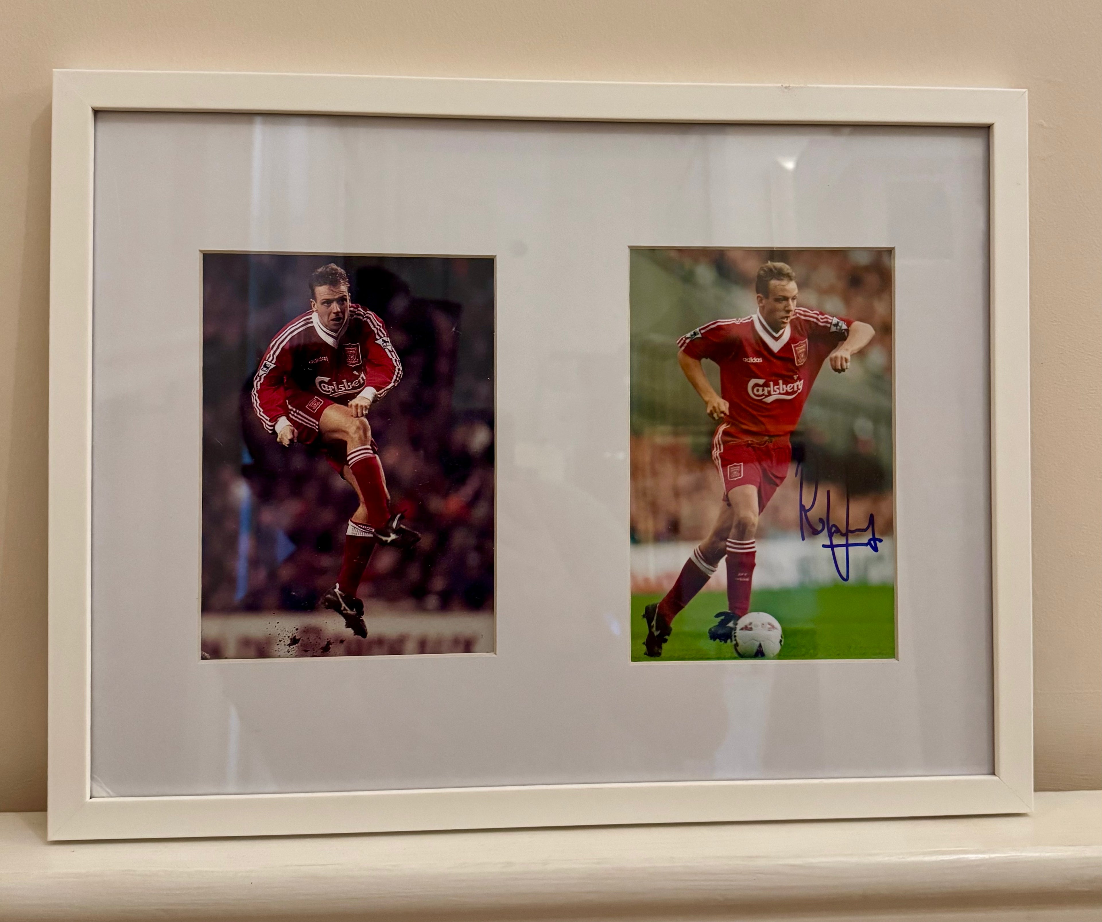 Signed & Framed Rob Jones Liverpool Piece
