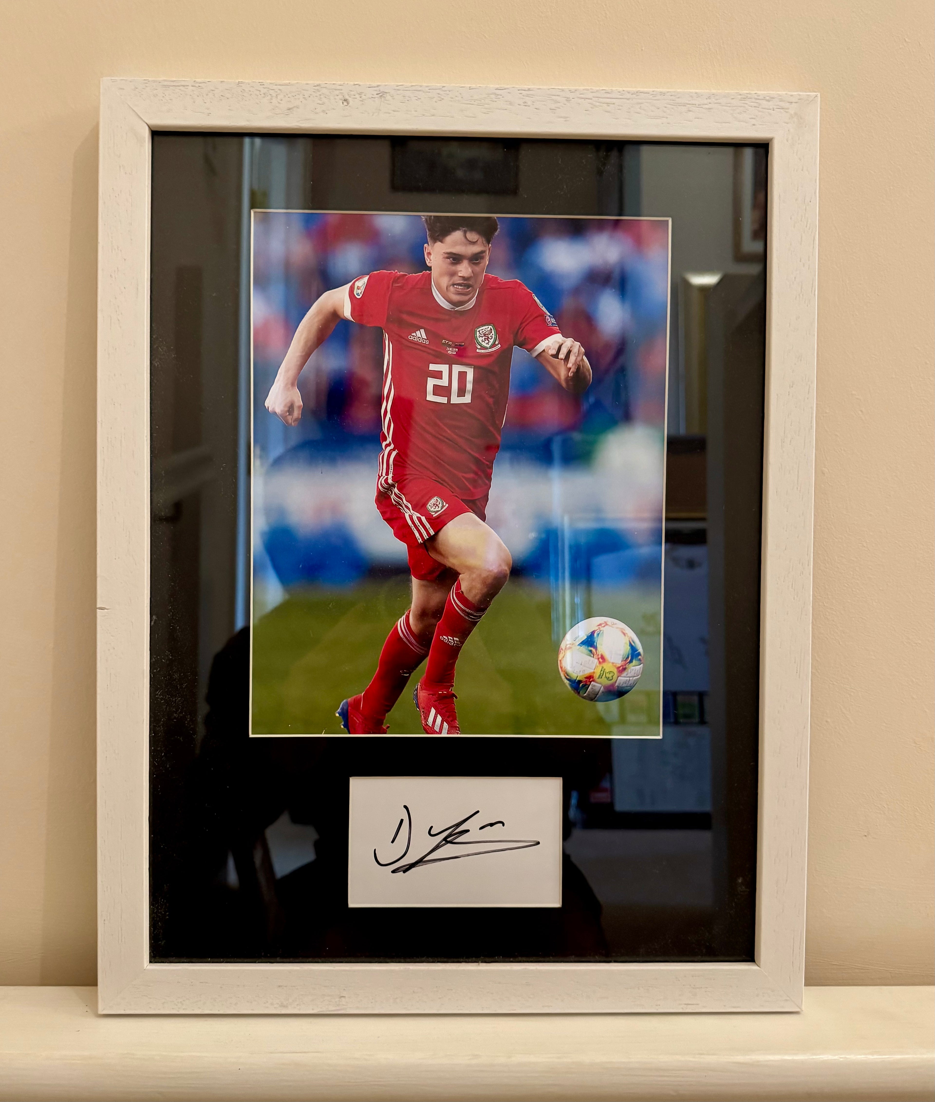 Signed & Framed Dan James Wales Piece